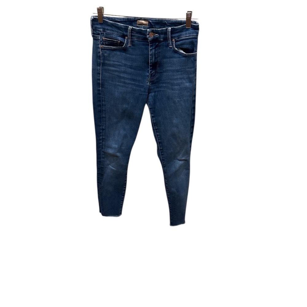 MOTHER Looker Dark Blue Skinny Jeans